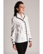 Lace-trimmed Missary white shirt